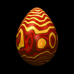 Layered Red and Yellow Egg © Hakon