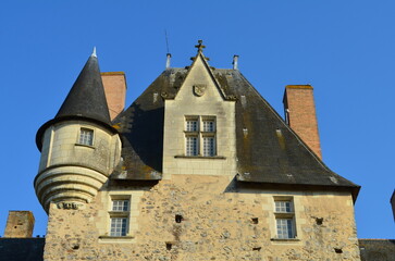 Fototapeta na wymiar Le château de Baugé (Maine-et-Loire - Pays de la Loire - France)