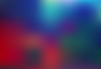 Dark Blue, Red vector blurred background.