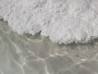 salt on the lake