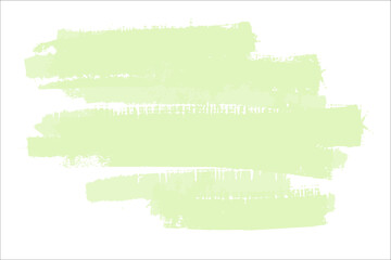 A green delicate cute spot of paint without a background. Vector brushstroke for backgrounds and other designs.