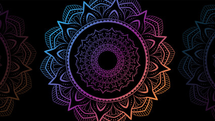 Luxury mandala ornamental pattern background. Creative decorative flower wedding invitation design. Decorative mandala for print, poster, cover, brochure, flyer, banner. Vector illustration