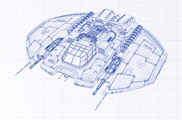 alien spaceship drone cool view