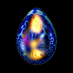 Glowing Metal Egg © Hakon
