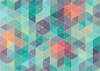 Abstract geometric colorful cover, background. Vector design.