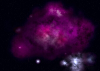 Small part of an infinite star field