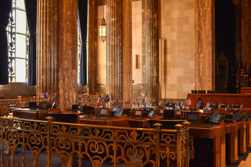 Seating in LA State Senate Chambers