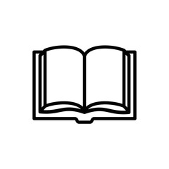 open book icon design vector template