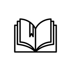 open book icon design vector template