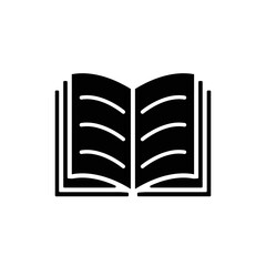 open book icon design vector template