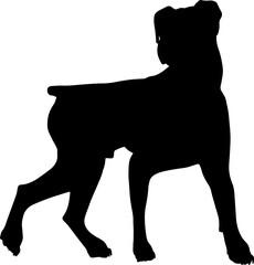 Dog Silhouette Pet Animal