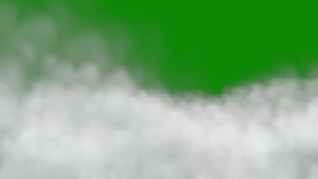 White Smoke Effect on Green Screen