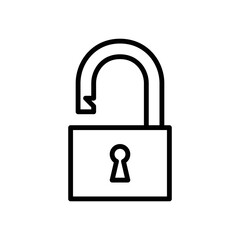 padlock icon design vector template
