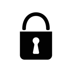 padlock icon design vector template