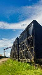 grain elevator in the countryside