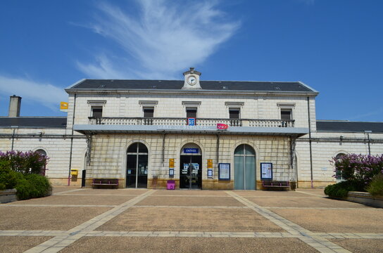 La gare de Bergerac (Dordogne - Nouvelle-Aquitaine - France)
