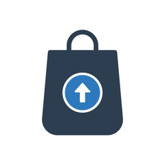Online Shopping Upload Icon Sign Symbol