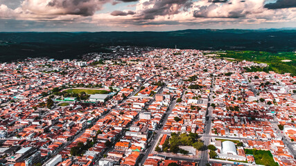 Açude Velho Hídrico Campina Grande Paraíba Nordeste Brasil Abastecimento Água Paisagem Urbano...