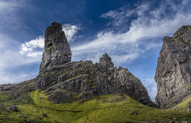Fototapeta na wymiar The Old Man of Storr Landmark, Isle of Skye, Scottish Highlands and Islands
