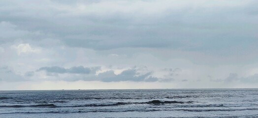 clouds over the sea
