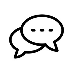 Chat Icon Vector Symbol Design Illustration