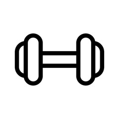 Dumbbell Icon Vector Symbol Design Illustration