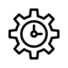 Productivity Icon Vector Symbol Design Illustration
