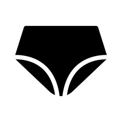 Underpants Icon Vector Symbol Design Illustration