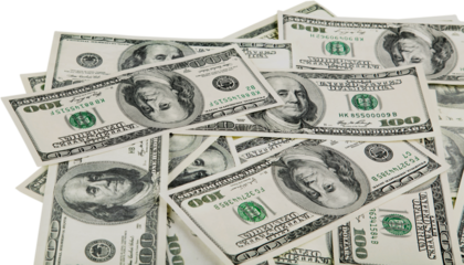 dollar paper currency bills