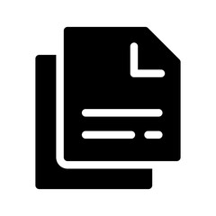 Document Icon Vector Symbol Design Illustration