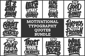 MOTIVATIONAL TYPOGRAPHY QUOTES BUNDLE VOL. 16