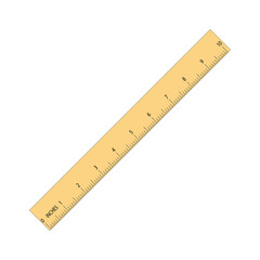 Measuring length  with ruler.measurement in inches.ruler