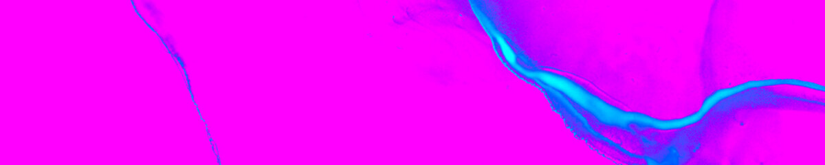 Trippy Alcohol Ink. Blue Iridescent Illustration.