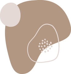 Abstract Shape with Line art