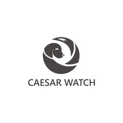 dog camera logo for animal photo company