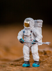 astronauta realizando una misióncientifica en el planeta marte © J.M. Tornero