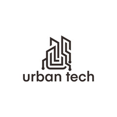 Tech City Logo Symbol Template Design Vector, Emblem, Design Concept, Creative Symbol, Icon