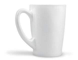 White ceramic classic coffee Cup