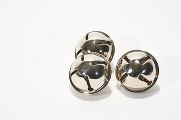 Christmas bells isolated on white 