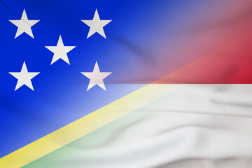 Solomon Islands and Monaco government flag transborder contract MCO SLB