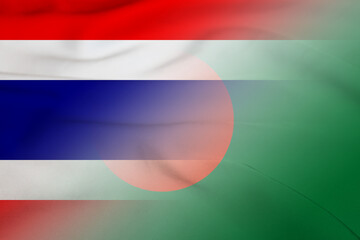 Thailand and Bangladesh political flag transborder relations BGD THA