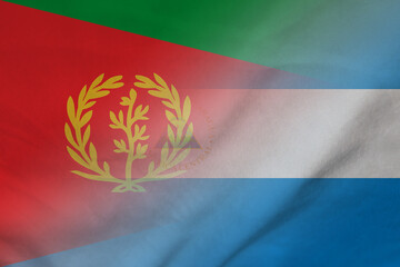 Eritrea and Nicaragua political flag international negotiation NIC ERI