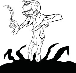 Fun Scary Halloween Coloring pages Coustumes