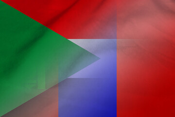 Sudan and Mongolia national flag international contract MNG SDN