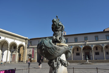 Obraz premium PIAZZA SANTISSIMA ANNUNZIATA - FIRENZE
