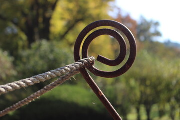 녹이난 쇠 고리 rusted iron ring