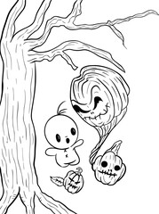 Halloween Coloring page for kids
