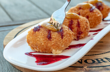 Typical colombian food and drinks, appetizers