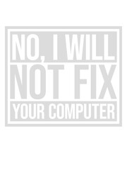 Obraz premium not fix your computer 