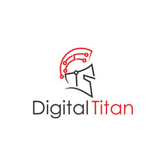 Digital and Spartan Logo, Ancien Spartan Warrior Helmet